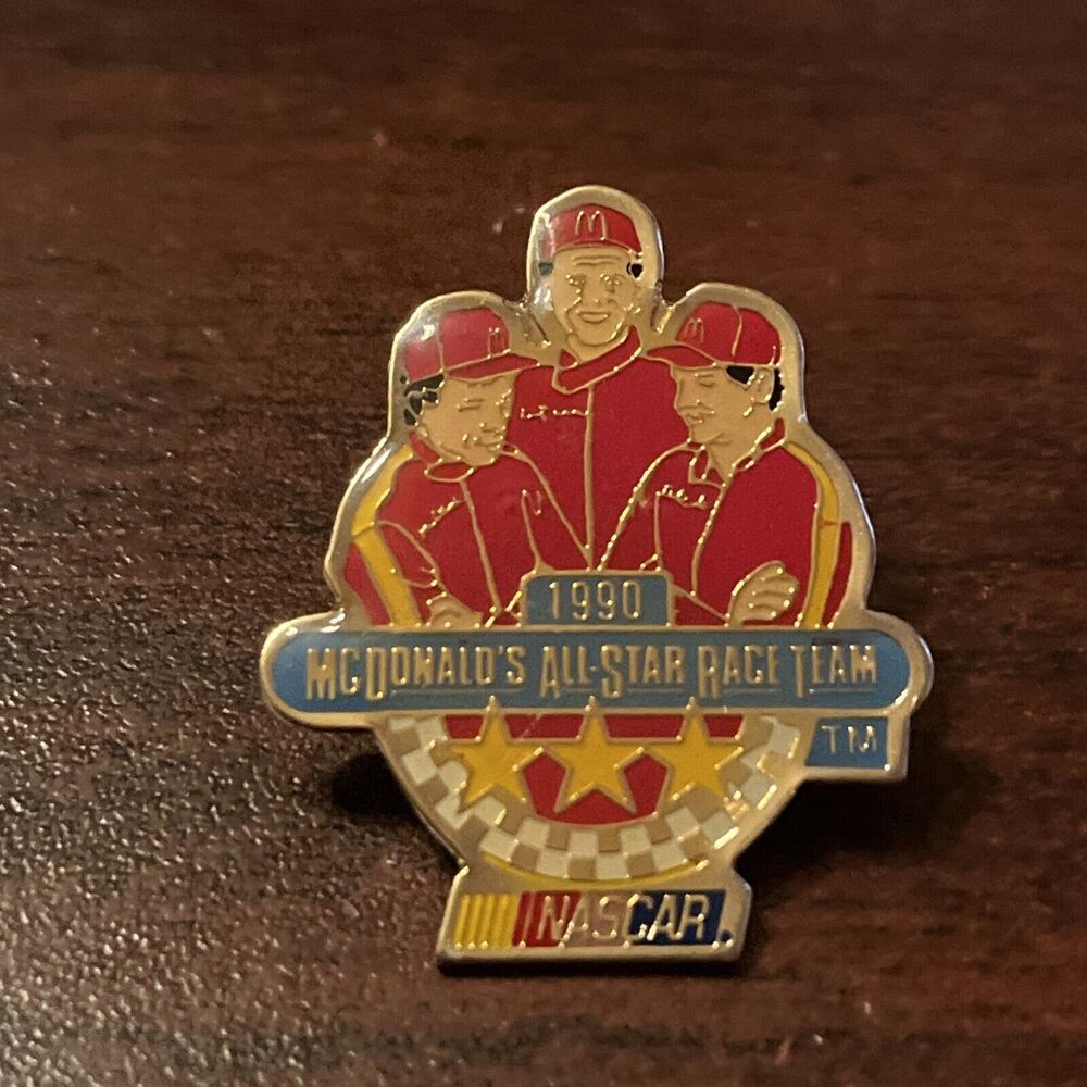 McDonald’s 1990 All-Star‎ Race Team Employee Lapel Hat Pin